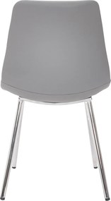 2x Stolička Hawaj CL-18062 svetlo šedá