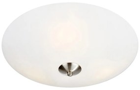 Biele stropné svietidlo so skleneným tienidlom ø 35 cm Polar – Markslöjd