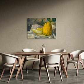 Sklenený obraz - French 19th Century, Melon and Lemon, reprodukcia (70x50 cm)