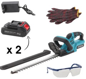 Akumulátorové nožnice na živý plot 18,5V – dve batérie, nabíjačka