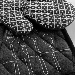 Chňapky z recyklovanej bavlny v súprave 2 ks Cuisiline – douceur d'intérieur