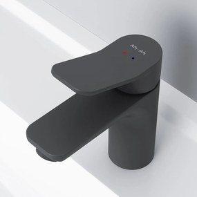 Umývadlová batéria AM.PM X-Joy FXA02122 jednopáková, čierna