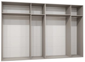 Šatníková skriňa 300 cm Mirabella 1 (kašmír + kašmír). Akcia -31%. Vlastná spoľahlivá doprava až k Vám domov. 1126389