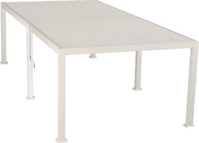 DEOKORK Záhradný hliníkový altánok MEGAN 6x3 m (ivory)