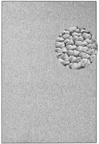 BT Carpet, Kusový koberec Wolly 102840, 60x90, šedá, kancelária