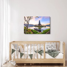 Obraz - Chrám Pura Bratan (90x60 cm)