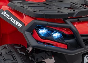 Ramiz Štvorkolka Can Am Outlander ATV s diaľkovým ovládaním červená