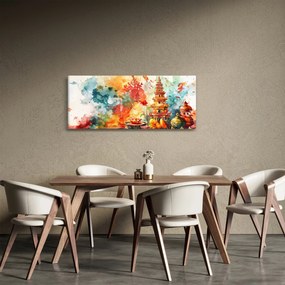 Obraz - Akvarelové ilustrácie (120x50 cm)