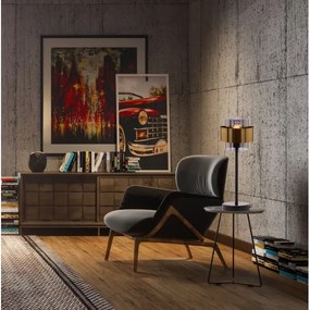 Stolná lampa SPIEGA 1xE27/60W/230V zlatá/čierna