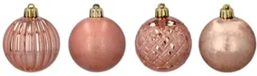 Vianočné gule 6cm 8ks Copper