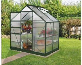 Skleník Vitavia Venus 2500 polykarbonát 4 mm 195x131 cm zelený