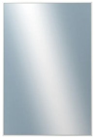 DANTIK - Zrkadlo v rámu, rozmer s rámom 40x60 cm z lišty Hliník biela (7273027)