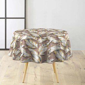 Umývateľný obrus ø 160 cm Ebany – douceur d'intérieur