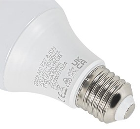 Sada 3 smart E27 LED svietidiel A60 matná RGBW 8,5W 806 lm 2700K