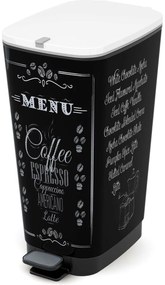 KIS Kôš na odpad Chic Bin L - Coffee Menu, 50L