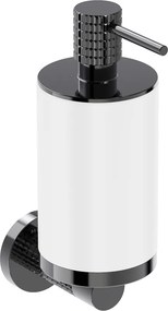Mexen Triv, nástenný dávkovač mydla, biela/čierny chróm, 250ml, 70A33058-73W