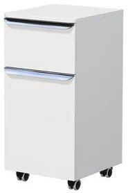 Kúpeľňová skrinka nízka Naturel Pavia 40x75,8x43 cm biela mat PAVIA3N40CR, 1 ks