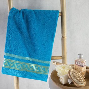 Bambusová osuška ROMA tyrkysová 70 x 140 cm