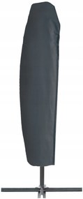 Dekorstudio Veľký záhradný slnečník Dallas- 350 cm - tmavo sivý