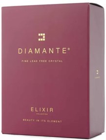 Dekorant Svadobné poháre na červené víno Romance s kamienkami Swarovski 330ml 2KS