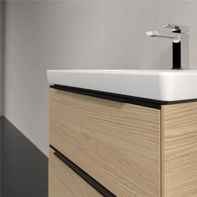 VILLEROY &amp; BOCH Subway 3.0 závesná skrinka pod umývadlo, 2 zásuvky, s LED osvetlením, 572 x 478 x 429 mm, Nordic Oak, C578L1VJ