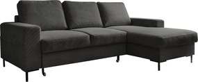 XXXLutz ROHOVÁ SEDAČKA, textil, sivá MID.YOU - Sedačky - 001454002604