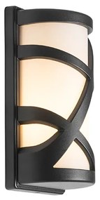 Moderná vonkajšia nástenná lampa čierna IP44 - Suzie