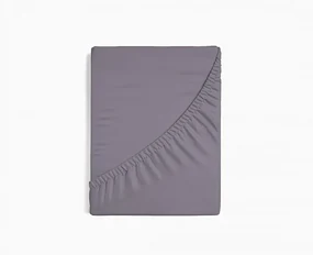 Napínacia plachta na matrac- stredne šedé Jersey 200/220/25