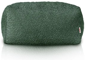 Podnožka Boucle tmavozelená kocka
