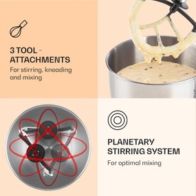 Klarstein Bella, kuchynský robot, 1800 W, 2,7 PS, 5,2 l
