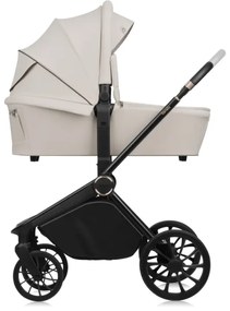 Lionelo - Kombinovaný kočík 3 v 1 MIKA PLUS pieskovo-béžový