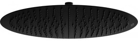 Mexen sprchová nerezová hlavica Round 40 cm, čierna, 79240-70