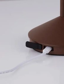 Vonkajšia stolová lampa Lumo hnedá
