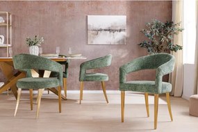 Stolička 45924 Boutique látka Zelená  - Komfort-nábytok