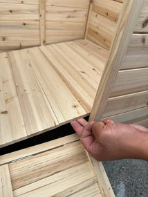 Kurník Avenberg RUFUS 123 x 70 x 81 cm hnedý