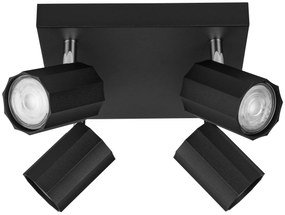 Livarno home Stropné svietidlo (stropné bodové svietidlo, čierne)  (100393017)