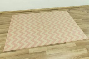 Koberec LUNA 503574/85822 Cik cak ružový