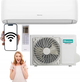 Nástenný klimatizátor Hisense Hi-Smart 3,2 kW 40 m2 Wifi Klimatizácia Do Domácnosti