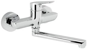 Novaservis Metalia 54 drezová - umývadlová batéria s otočným ramienkom 150 mm chróm 54076,0 54076.0