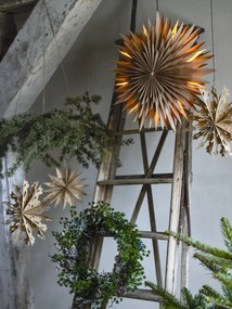 Bloomingville Papierová ozdoba Star Ornament – set 6 ks