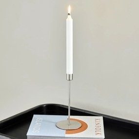 House Doctor Kovový svietnik Anit Silver 20 cm