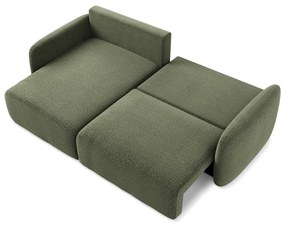 Zelená rozkladacia/s úložným priestorom rohová pohovka (ľavý roh) Kalena – Makamii