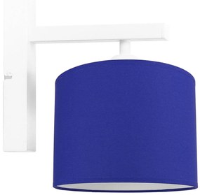 Nástenné svietidlo Indigo, 1x textilné tienidlo (výber zo 6 farieb), (výber z 3 farieb konštrukcie)