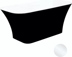Besco Voľne stojaca vaňa z liateho mramoru Assos BW Matt 160x70 BESCO-Typ výpuste: Click-Clack štandard, chróm, BESCO-Rozmery: 160x70, BESCO-Farba: B…