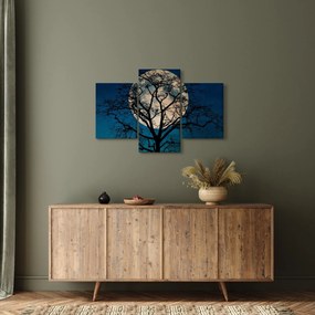 Obraz stromu so splnom (90x60 cm)