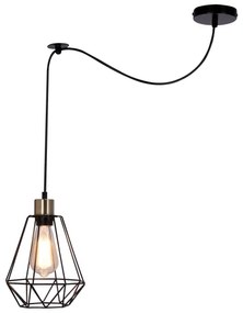 Luster na lanku PRIMO 1xE27/60W/230V pavúk