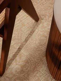 NORTHRUGS, Kusový koberec Duet Rosel 106252 Beige/White - na von aj na doma, 120x170, béžová, chodba / predsieň