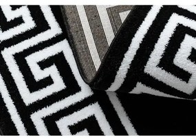 Okrúhly koberec HAMPTON Grecos Grécky , čierna Veľkosť: kruh 200 cm
