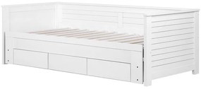 Rozkladacia posteľ 91 cm CAJUN (s roštom) (biela). Vlastná spoľahlivá doprava až k Vám domov. 1007189