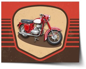 Sablio Plagát Jawa panelka Vintage - 90x60 cm
